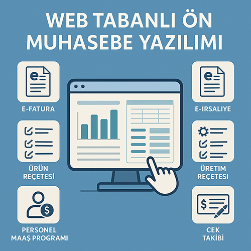 İşletmeler İçin Dijital Dönüşüm Rehberi: Web Tabanlı Ön Muhasebe Yazılımıyla E-Fatura, Ürün Reçetesi ve Personel Maaş Takibini Kolaylaştırın